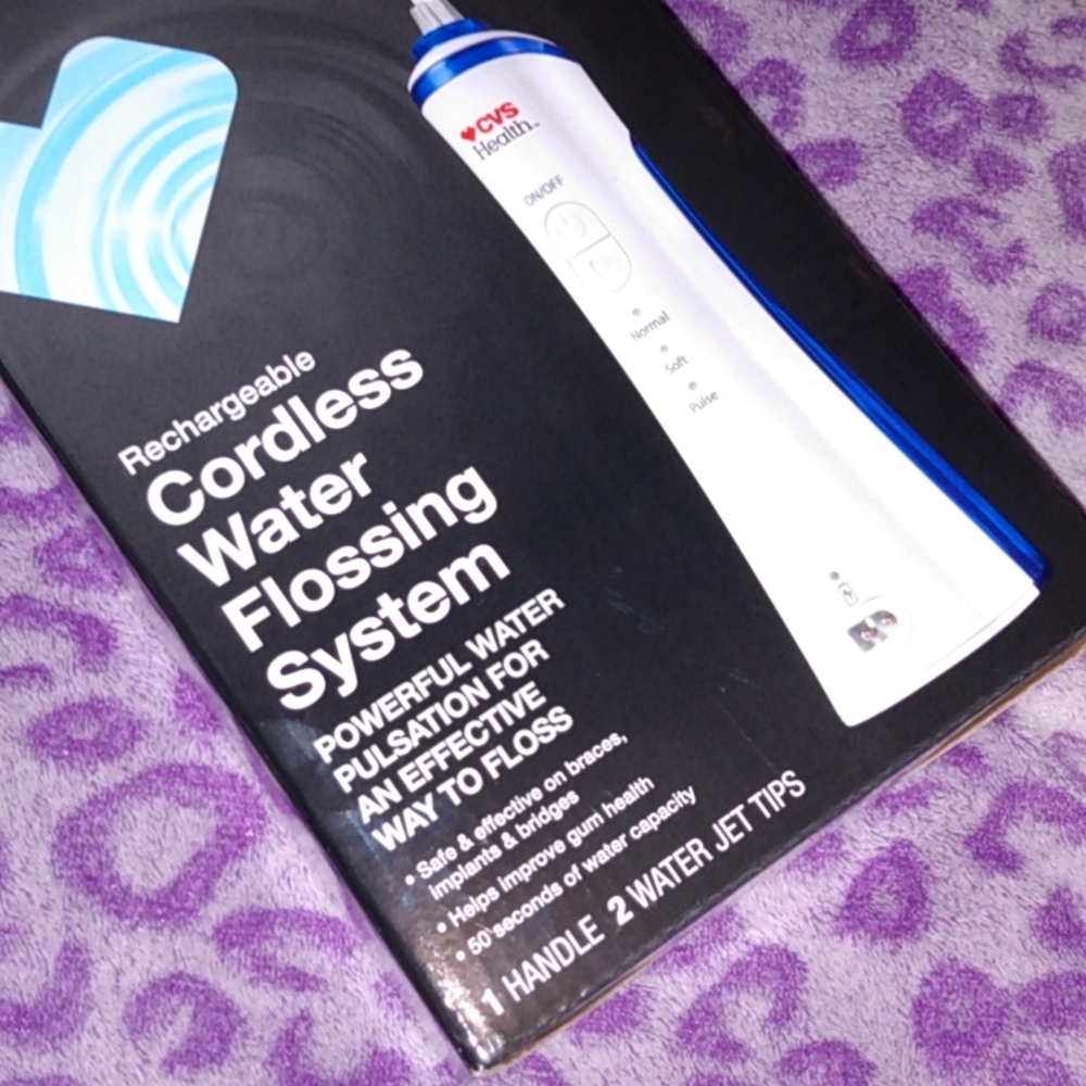 GREAT!.RECHARGEABLE CORDLESS WATER FLOSSING SYSTEM